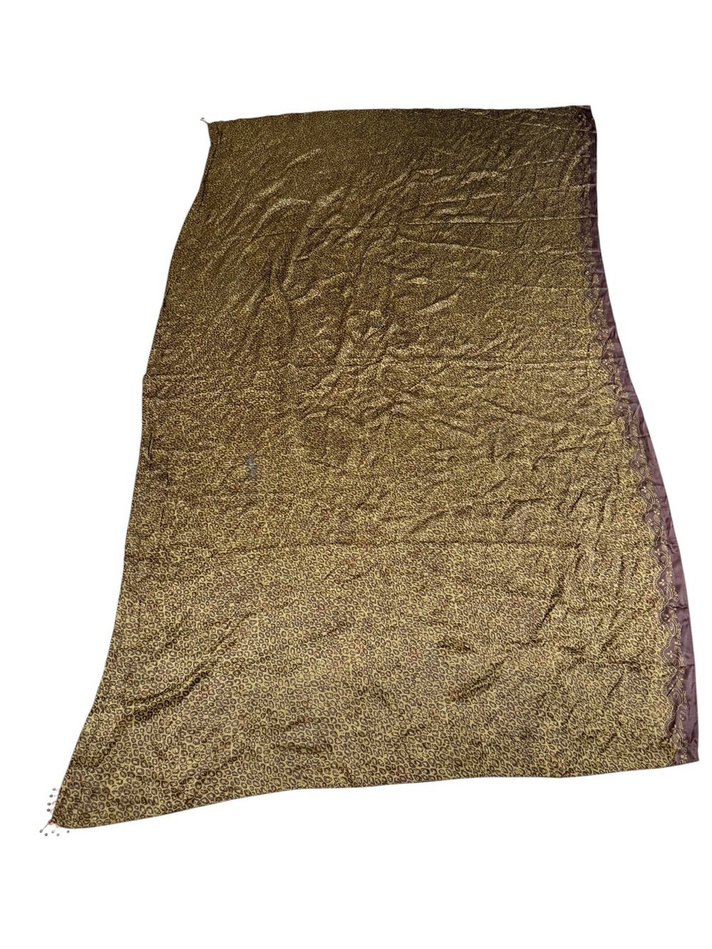 Victoria's Secret Brown Leopard Print silk beach wrap scarf, sarong